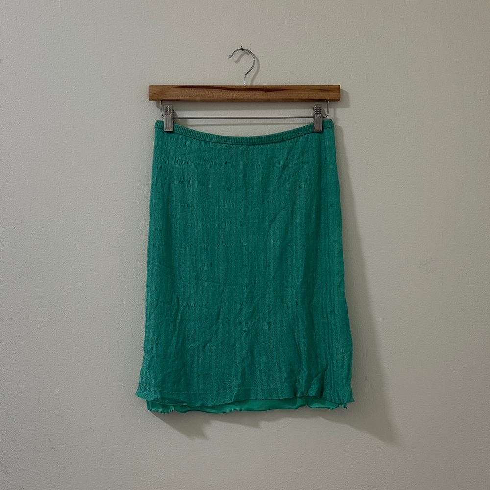 Missoni Teal Knee Length Skirt